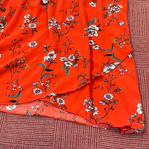 H&M Mama size large Red Floral Dress - Picture 3 of 15